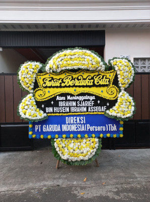 Papan Bunga Duka di Cipete Utara